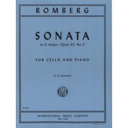 Romberg - Sonate G-Dur Op. 43 n. 3 - violoncelle & piano