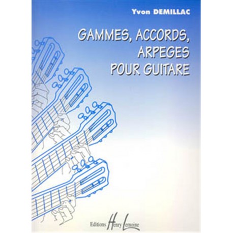 Gammes, Accords,  Arpèges- guitare