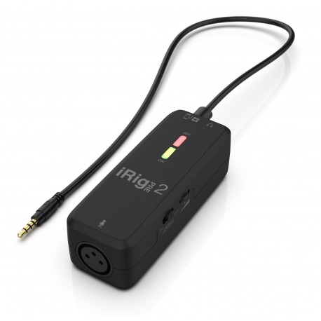iRig PRE 2 - XLR microphone interface for iOS and Android