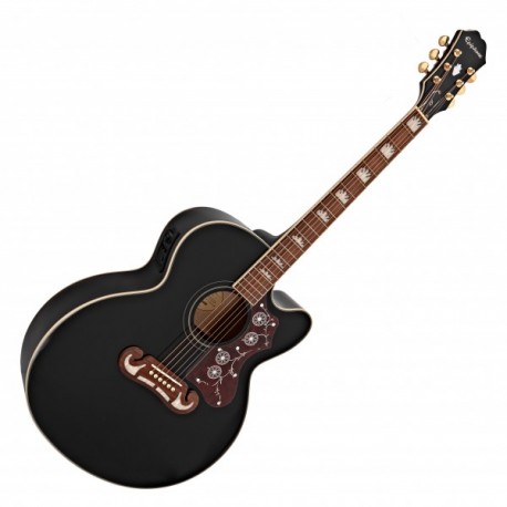 EPIPHONE J-200 EC Studio  Black - Guitare Electro-acoustique
