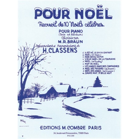 Pour Noël - 10 Noëls Célèbres pour piano