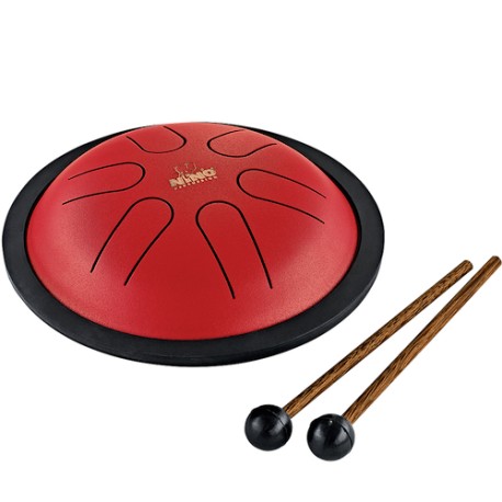 NINO Mini Steel Tongue Drum Red Ø14cm 