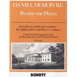 21 pièces - Flûte Alto & Piano - Beechey - Daniel Demoivre