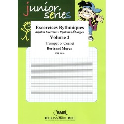 Exercices Rythmiques Volume 2 - Cornet / Trompette - Moren B.