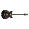 IBANEZ Hollow Body AMH90 Black - Guitare