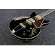 IBANEZ Hollow Body AMH90 Black - Guitare