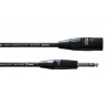 Câble symétrique XLR male / jack, 1.5m