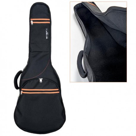 Housse Guitare Acoustique "Light" Black/Orange - STEFY