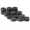 DUNLOP 9 caoutchouc assortis pour pédale (3x3)