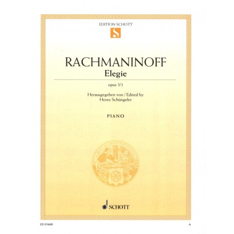 Elegie op.3/1 - Rachmaninov - Piano