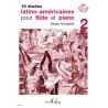 10 Etudes latino américaines vol.2 - Flûte traversière + Cd