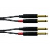Cable double jack - jack 6m