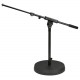 Pied de micro "bas" + perche - Socle rond - Grosse-Caisse ...