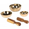 Bol chantant Set de 3 pièce Ø5 - 7 - 7.7cm - Nepal