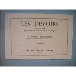 Les devoirs Sohet-Boulnois - 2è cahier
