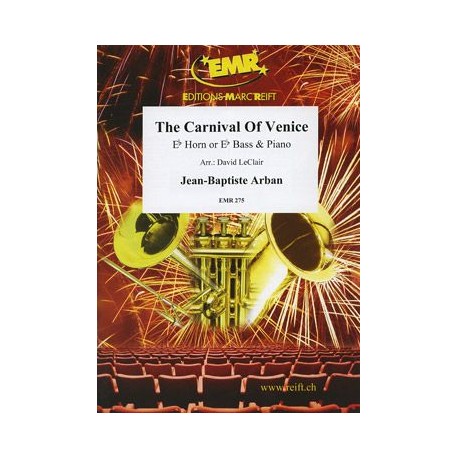 The Carnival Of Venice Eb Horn or Eb Bass et Piano