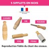Appeaux - Oiseaux de la basse-cour - Boite de 5