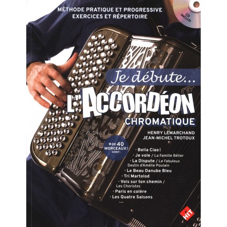 Je débute l’accordéon chromatique 1 - Méthode