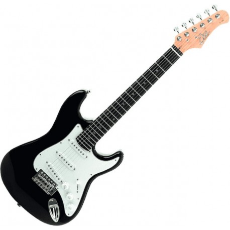 Eko Stratocaster Junior 3/4 Black GEE S100 - Guitare Electrique