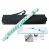 NUVO jFlute 2.0 - Flûte traversière ABS - Blanc/vert