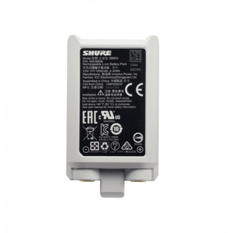 SHURE Accu / batterie Li-ion pour system HF SLX