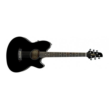 IBANEZ Talman TCY10E Black - Guitare Electro-acoustique