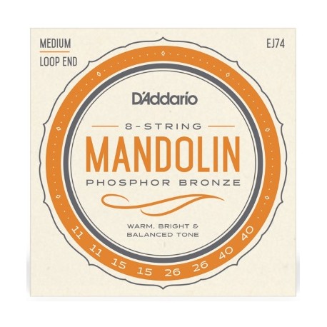 Mandolin EJ74 - 8-String .011-.040 Medium - Cordes