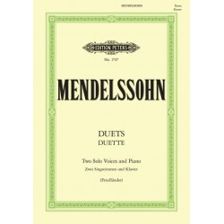 Duets Mendelssohn Op.63, 77, 46, 52, 39, 10 - Piano Vocal