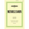Duets Mendelssohn Op.63, 77, 46, 52, 39, 10 - Piano Vocal