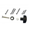Jeu Vis / Fixation Plateau - Lutrin K&M100/5