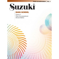 SUZUKI Bass School 3 - Accomp. Piano