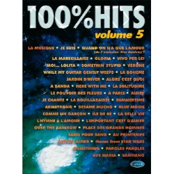 100% Hits - Volume 5 - Piano, Vocal and Guitar