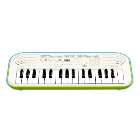 Mini Piano/Keyboard CASIO SA-50 - Blanc/Vert