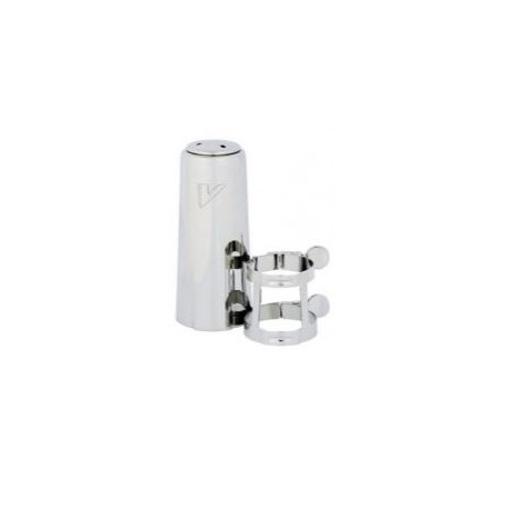 Ligature et protège-bec clarinette Sib - métal Vandoren
