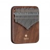 Kalimba 21 notes Sela - Noyer massif noir