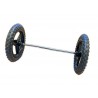 2 Roues Extérieur avec Axe - chariot guggen