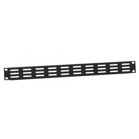 Panneau 1U pour rack 19", profil en U, aération