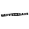 Panneau 1U pour rack 19", profil en U, aération