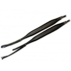 Bretelles Accordeon 6cm Cuir/Velour Velcros System - 118cm
