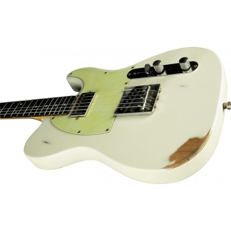 Eko Telecaster Aire Relic White - Guitare Electrique