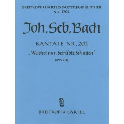 Cantate BWV 202 - Bach - Vocal + Orchestre