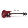 EPIPHONE SG EB-0 Cherry - Guitare Basse