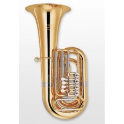 Tuba Sib YAMAHA - 4 Cylindres Goldmessing - verni