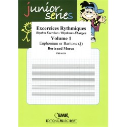 Exercices Rythmiques Volume 1 - Euphonium / Baryton - Moren B.