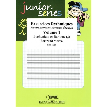 Exercices Rythmiques Volume 1 - Euphonium / Baryton - Moren B.