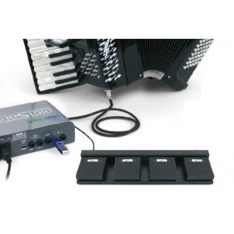 Pédalier 4 switch Musictech