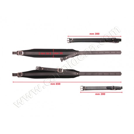 Bretelles accordéon 5cm - long. max 90cm