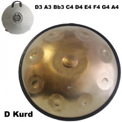Handpan D Kurd Acier - SMT "hang Style" - Location