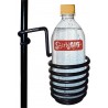 Support bouteille sur pied de micro ou lutrin - Action