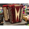 Accordéon 3 voix BORSINI Traviata Deluxe - Rouge - occasion